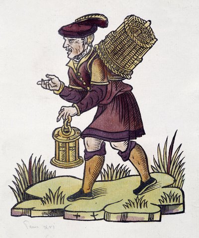 Kupiec zapomniany w 1735 w Paryżu autorstwa Unknown artist