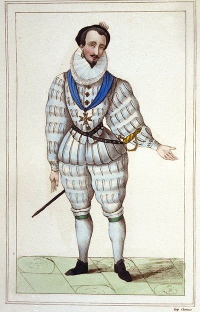 Mignon Henryka III. grawerunek z 1830 autorstwa Unknown artist