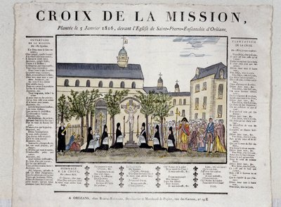 Krzyż misyjny - Croix de la Mission, zasadzony 5 stycznia autorstwa Unknown artist