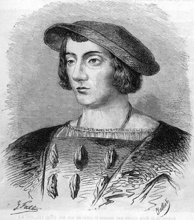 prałat Florege; Grawerowanie z XIX wieku. autorstwa Unknown artist