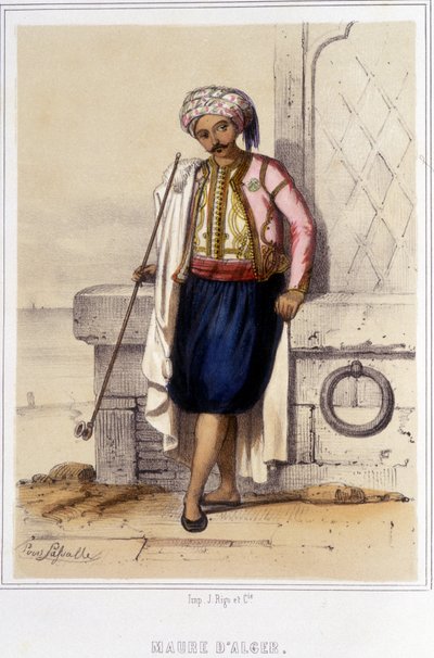 Bagno Algieru w drugiej połowie XIX wieku. autorstwa Unknown artist