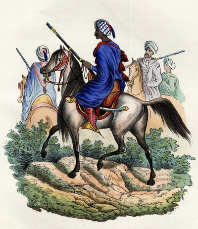 Maurowie żandarmi, oskarżeni przez francuską armię Afryki na policji algierskiej, przeszkoleni w 1831 i rozwiązani w 1841. W „”Storia d