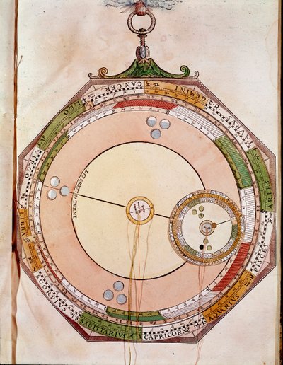 Ruchy Saturna (grawerowanie autorstwa Unknown artist
