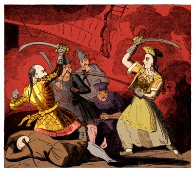 Pani Ching wdowa po pirackiej adminiral Ching autorstwa Unknown artist