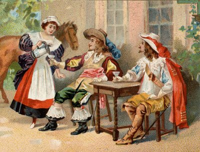 Muszkieterowie za Ludwika XIII. autorstwa Unknown artist