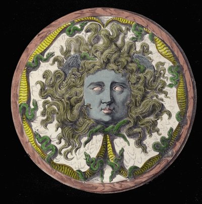 Mitologia: przedstawienie Meduzy, jednej z trzech Gorgon. autorstwa Unknown artist