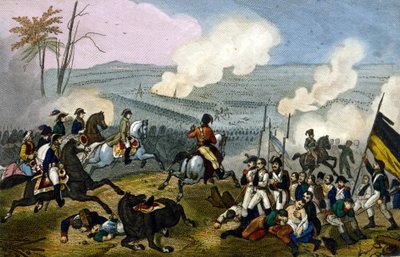 Napoleon w bitwie pod Marengo przeciwko Austriakom, czerwiec 1800. autorstwa Unknown artist