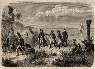 Napoleon powracający z Elby - ""Powrót Napoleona I z wyspy Elba, wylądował w Cannes 1 marca 1815 r."""""""""""""""""""" - """"""""] "" ("Prześwietny popularny słownik") - 1864 - - Joseph Decembre i Edmond Allonier - autorstwa Unknown artist