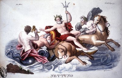 Neptun - grawer autorstwa Unknown artist