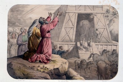 Arka Noego - Wyjście z Arki Noego - Biblia autorstwa Unknown artist
