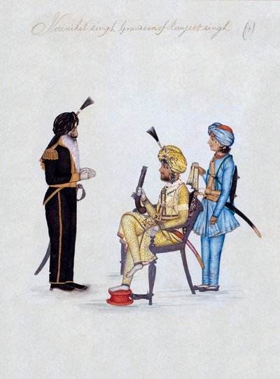 „Nounihal Singh Wnuk Ranjeeta Singha” autorstwa Unknown artist