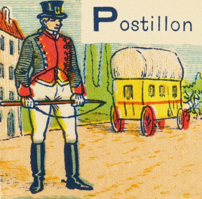 P jak Postillon autorstwa Unknown artist