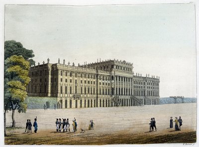 Pałac Schonbrunn w XIX wieku autorstwa Unknown artist