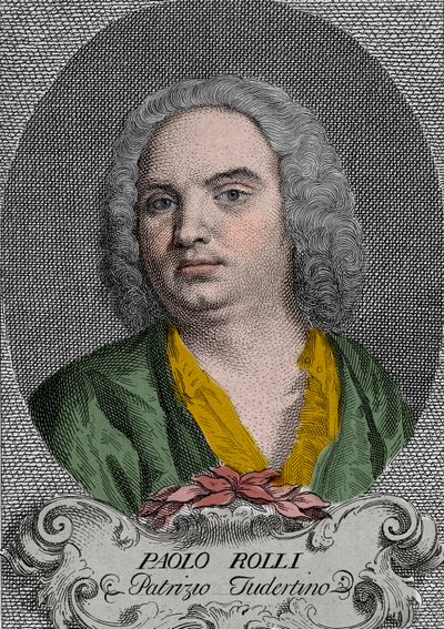 Paolo Antonio Rolli (1687-1765) poeta i librecista XVIII-wiecznej włoskiej opery - Portret Paolo Antonio Rolli (1687-1765), włoski poeta autorstwa Unknown artist