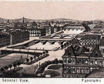 Paryż, Francja: Widok ogólny. w „” Świat ilustruje 168 odsłon”” Niedatowany (koniec XIX wieku) autorstwa Unknown artist