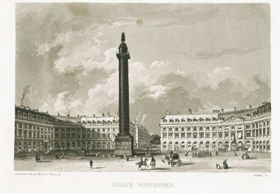 Paris. Place Vendomepolish autorstwa Unknown artist