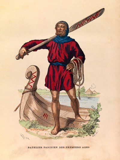 Paryski przewoźnik w starożytności autorstwa Unknown artist