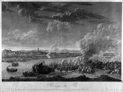 Przejście Padu przez wojska Napoleona Bonaparte autorstwa Unknown artist