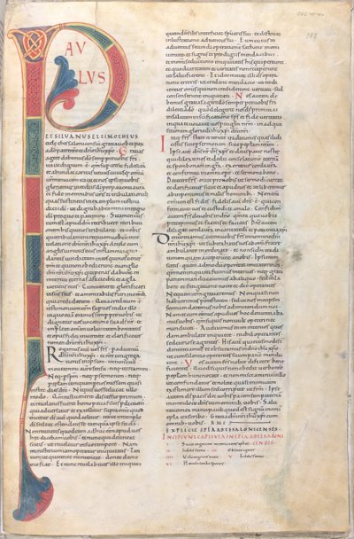 Paulus et Silvanus at Timotheus: inicjał drugiego listu Pawła do Tesaloniczan autorstwa Unknown artist