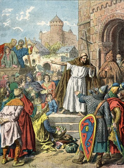 Piotr Pustelnik głoszący krucjatę autorstwa Unknown Artist