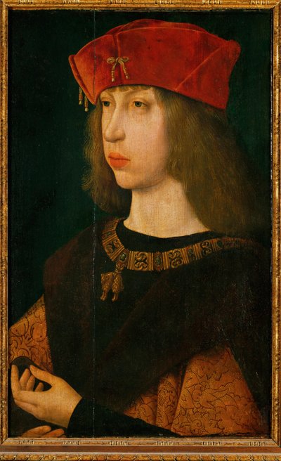 Philipp der Schoene, arcyksiążę Austrii, późniejszy król Kastylii, syn cesarza Maksymiliana I, ojciec cesarza Karola V ... autorstwa Unknown artist
