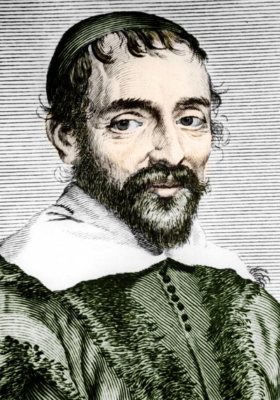 Pierre Gassendi (1592-1655), francuski filozof, astronom, matematyk i fizyk. autorstwa Unknown artist