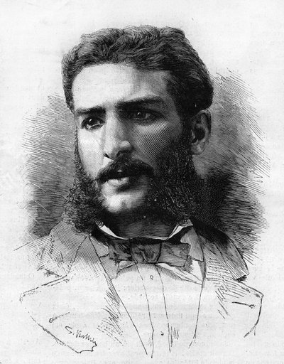 Pierre Savorgnan z Brazza (1852-1905), francuski odkrywca w 1882 roku. autorstwa Unknown artist