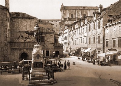Umieść Gundulica w Ragusie. sd. koniec XIX wieku. autorstwa Unknown artist