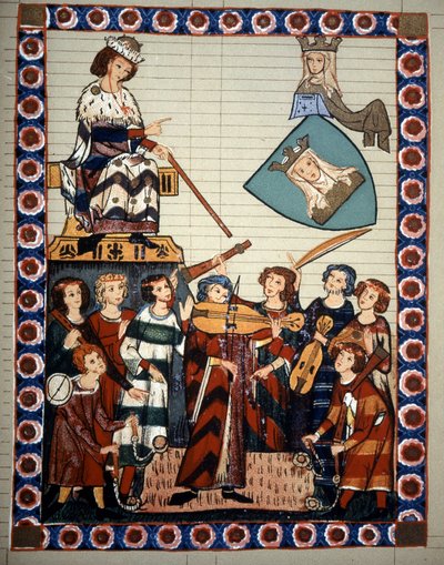 Poezja trubadurów Mistrza Heinricha Frauenloba. autorstwa Unknown artist