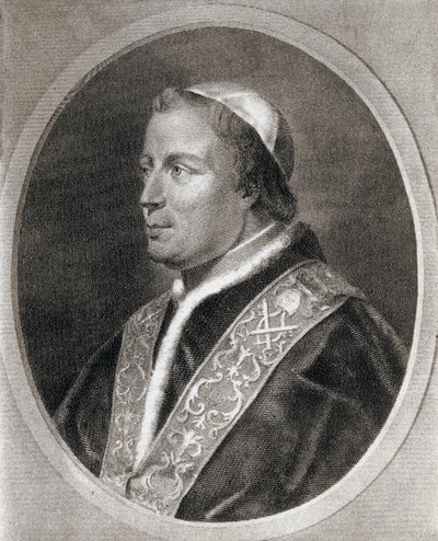 Papież Pius Ix (rycina) autorstwa Unknown artist