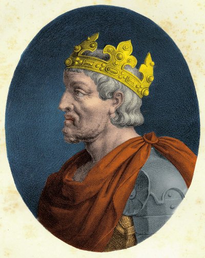 Portret Pepin Brief (ok. 714 - 768). autorstwa Unknown artist