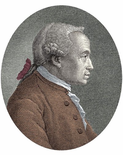 Portret (Immanuela) Emmanuela KantKanta (1724 - 1804) niemieckiego filozofa autorstwa Unknown artist