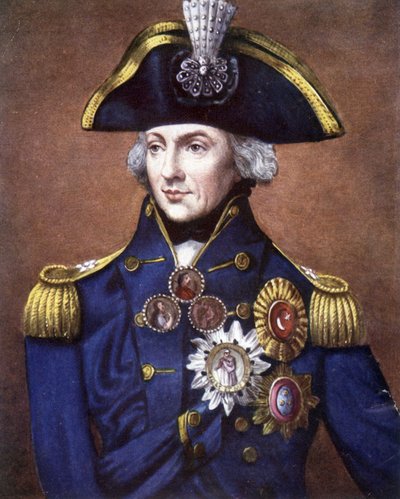 Portret admirała Nelsona (1758 - 1805), admirała brytyjskiego. autorstwa Unknown artist