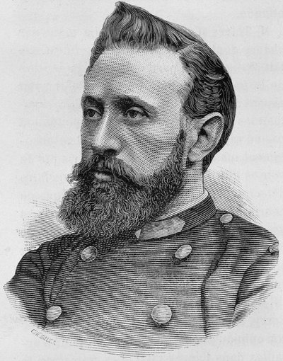 Portret Adolphe Alphonse Assi (1840 - 1886). Rycina z końca XIX wieku w „Histoire de France” H. Martina. autorstwa Unknown artist