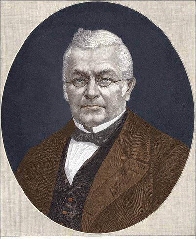 Portret Adolphe Thiers (1797 - 1877) - druk kolorowy autorstwa Unknown artist