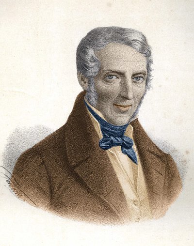 Portret Alessandro Manzoniego, włoskiego pisarza (1785 - 1873) autorstwa Unknown artist