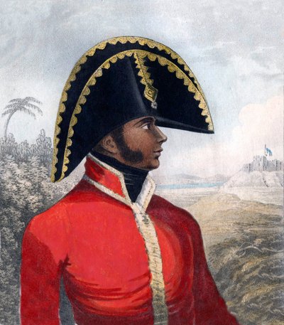 Portret Alexandre Sabes (1770-1818), dit Petion – pierwszego prezydenta Republiki Haiti autorstwa Unknown artist