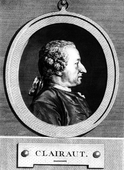 Portret Alexis Claude Clairaut (1713-1765) Francuski matematyk. autorstwa Unknown artist