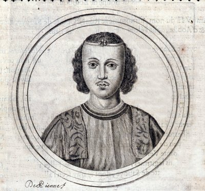 Portret Amedeusza VII Sabaudii, znanego jako Czerwony Hrabia. autorstwa Unknown artist