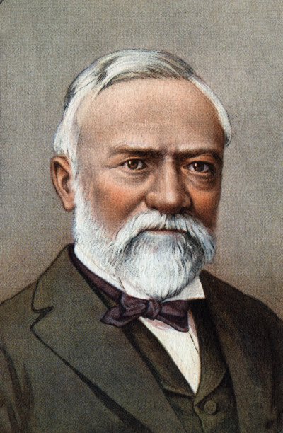 Portret Andrew Carnegie . autorstwa Unknown Artist