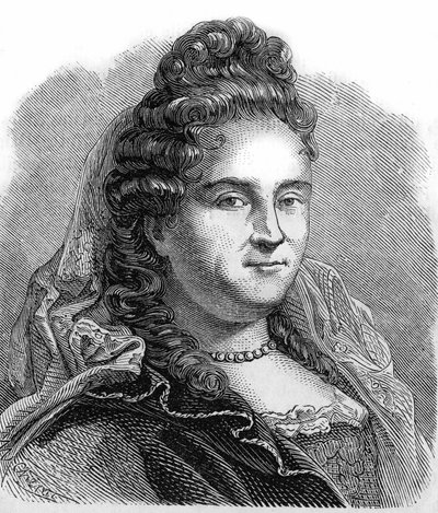 Portret Anne Lefebvre, pani Dacier. Francuski erudyta (1647-1720). autorstwa Unknown artist