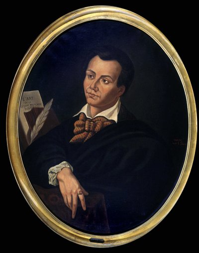 Portret Antonina Careme (1783 - 1833) kucharza - Malarstwo, al. Fundacja Escoffiera autorstwa Unknown artist
