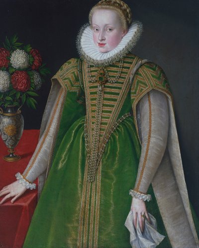 Portret arcyksiężnej Marii Krystyny Austrii (Graz autorstwa Unknown artist