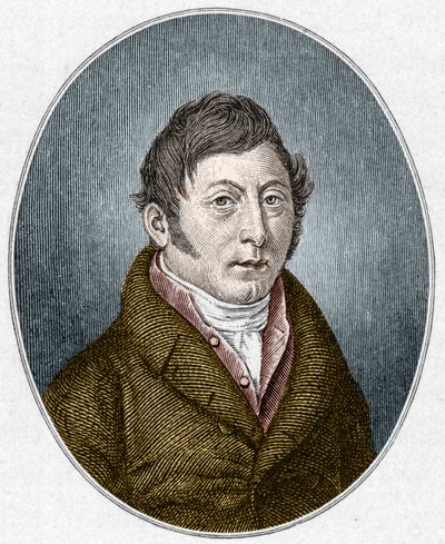 Portret Augusta Klingemanna (1777-1831), niemieckiego dramaturga. autorstwa Unknown artist
