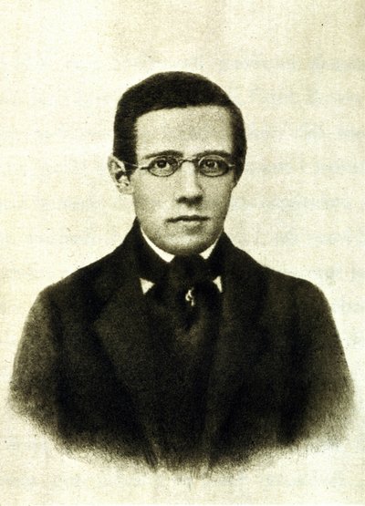 Portret Bedricha Smetany (1824-1884), czeskiego kompozytora i pianisty autorstwa Unknown artist