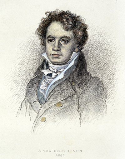 Portret Beethovena (1814) - grawer autorstwa Unknown artist