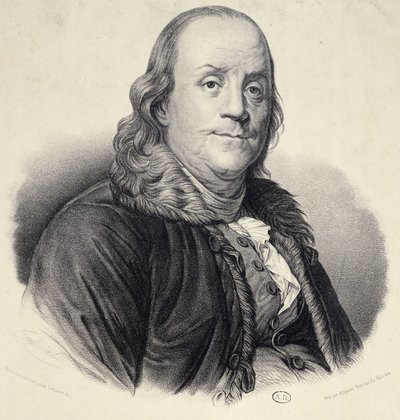 Portret Benjamina Franklina autorstwa Unknown artist