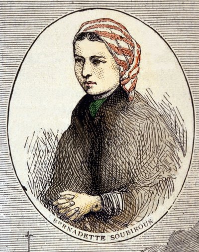 Portret Bernadetty Soubirous (1844-1879). autorstwa Unknown artist