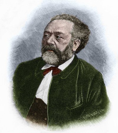 Portret Bertholda Auerbacha (1812-1882), niemieckiego pisarza. autorstwa Unknown artist