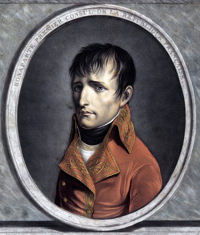 Portret Bonapartego Pierwszego Konsula Republiki Francuskiej. 1801 (rok X) autorstwa Unknown artist